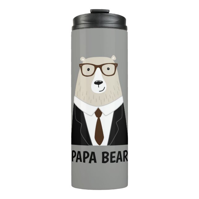 Cute Papa Bear Fathers Day Gift Specialty Mug (Front)