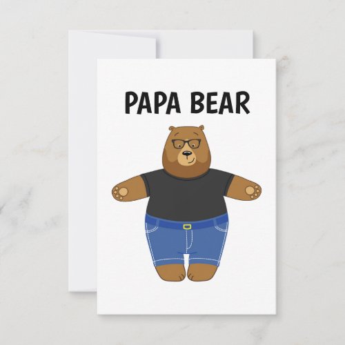 Cute Papa Bear Fathers Day Gift Specialty Mug