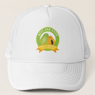 Cute Papa Ya The Best Funny Fruit Pun For Dad Trucker Hat