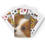 Cute Papillon Dog Poker Cards
