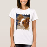 Cute Papillon Dog T-Shirt