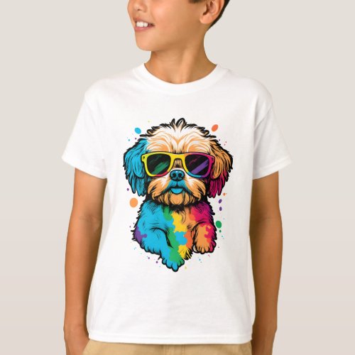 Cute Pappy Design Boys T_Shirts