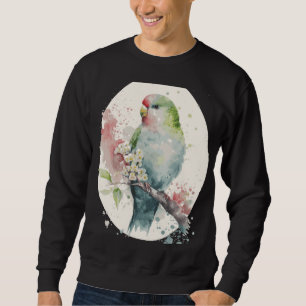 Cute Parakeet Japanese Cherry Blossom Budgie Sakur Sweatshirt