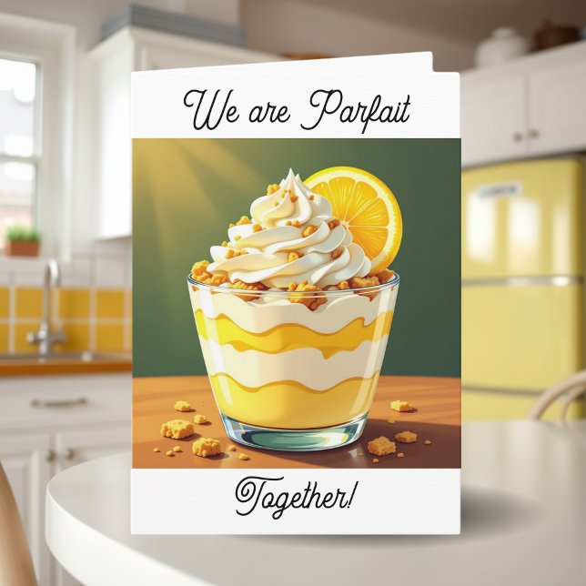 Cute Parfait Happy Anniversary Love Card (Creator Uploaded)