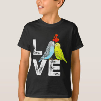 Cute Parrot Parakeet Family Love Men Women Boys Gi T-Shirt