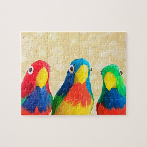 Cute Parrots Kids Jigsaw Puzzle