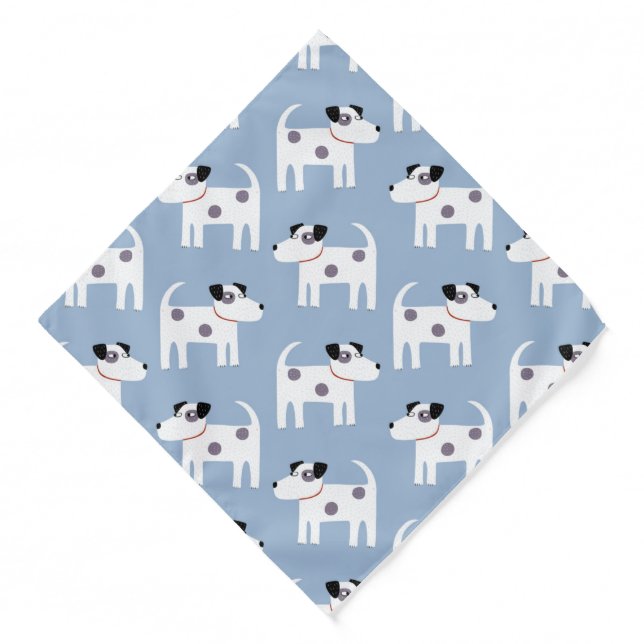 Cute Parson Jack Russell Terrier Dog Bandana (Front)