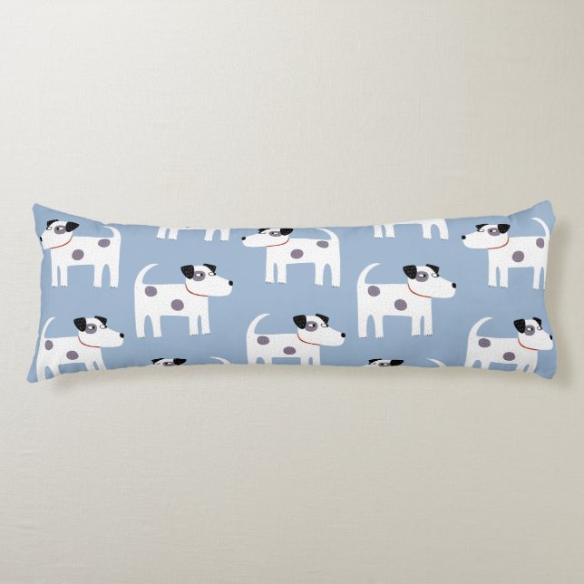 Cute Parson Jack Russell Terrier Dog Body Pillow (Front)