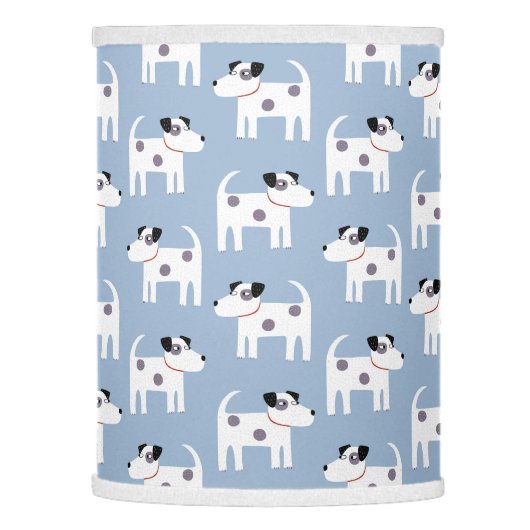 Cute Parson Jack Russell Terrier Dog Lamp Shade (Left)