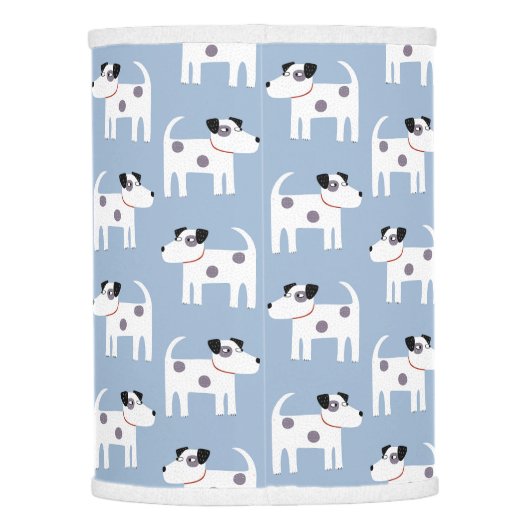 Cute Parson Jack Russell Terrier Dog Lamp Shade (Back)