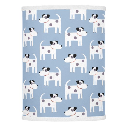 Cute Parson Jack Russell Terrier Dog Lamp Shade (Front)