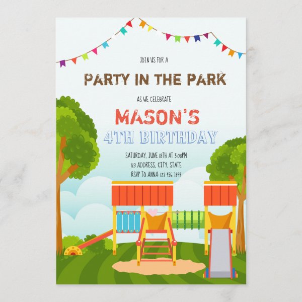 Park Picnic Invitations | Zazzle