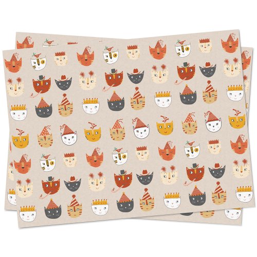 Cute Party Cat Tissue Paper