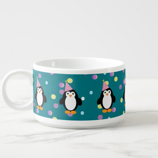 Cute Party Penguin Bowl (Right)