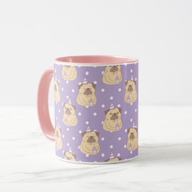 Cute Party Pups Mug (Front Left)
