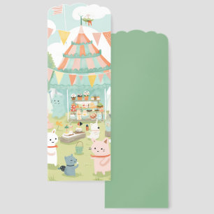 Cute party themed. Birthday Bookmarks