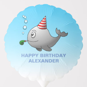 Cute Party Whale Balloon
