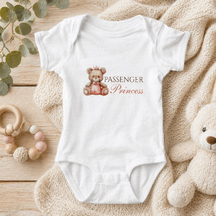 Cute Passenger Princess Baby Bodysuit