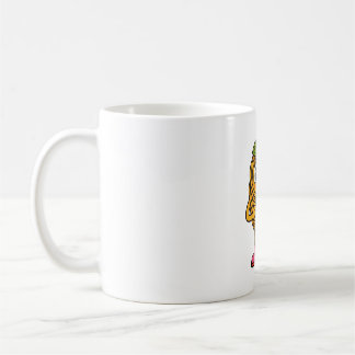 Cute Pasta Character – Happy Food Illustration by Coffee Mug