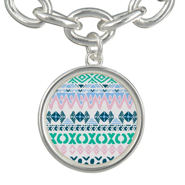 Cute pastel art patterns bracelet (Design)