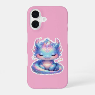 Cute Pastel Baby Dragon iPhone 16 Case