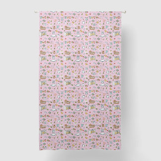 Cute Pastel Baby Nursery Pattern Curtains