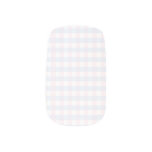 Cute pastel blue and pink Nail Minx Nail Art