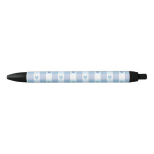 Cute Pastel Checkered Love Design Pen