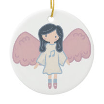 Cute Pastel Christmas Angel Custom Year