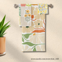 Cute pastel collage background floral abstract
