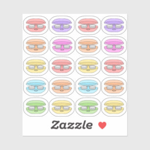 Cute Pastel Contact Lens Change Contact Reminder Sticker