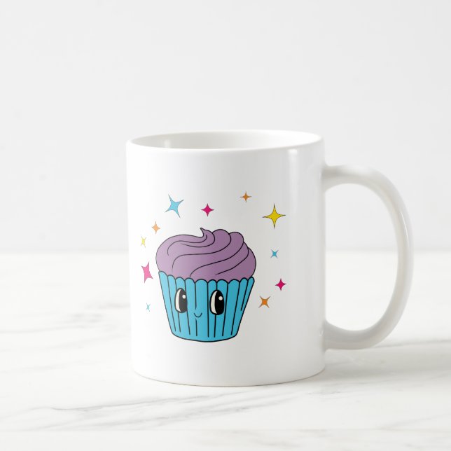 Cute Pastel Cupcake Coffee Mug (Right)