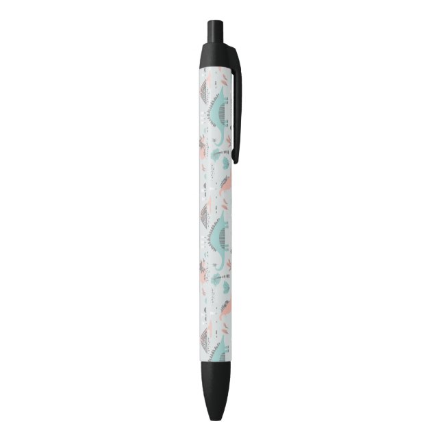 Cute Pastel Dinosaur Pattern Pen (Bottom (Vertical))