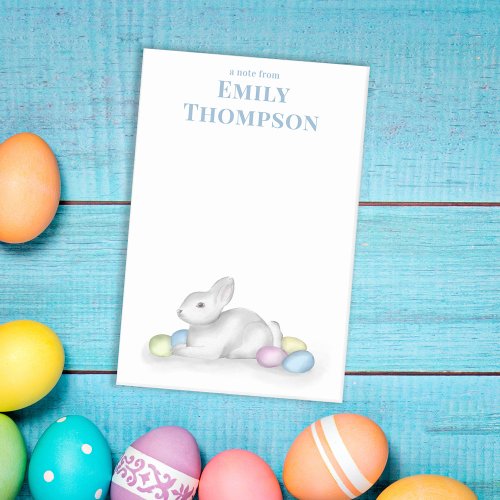 Cute Pastel Easter Bunny Simple Classic Minimalist Post_it Notes