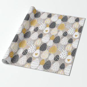 Cute Pastel Easter Eggs  Wrapping Paper