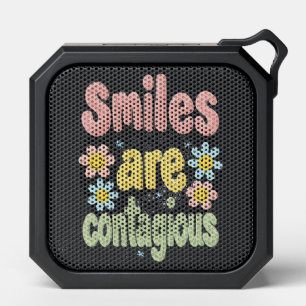 Cute Pastel Flower Smiles Are Contagious Bluetooth Speaker