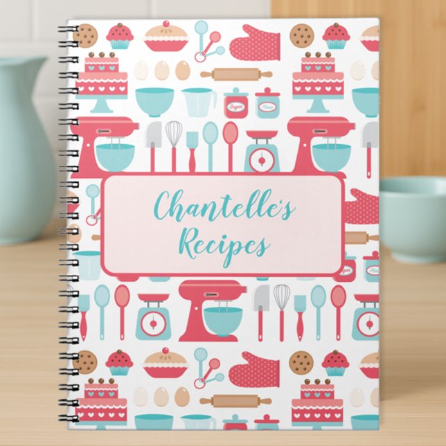 Cute pastel girly kitchen utensils recipe book (Creator Uploaded)