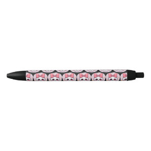 Cute Pastel Goth Skull with Bow Pen