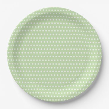 Cute Pastel Green and White Polkadots _ Easter