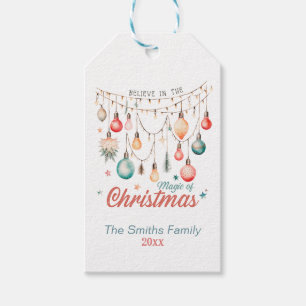Cute Pastel Magic of Christmas  Gift Tags