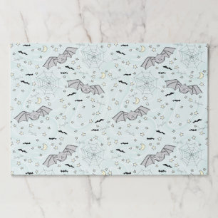 Cute Pastel Mint Kids Halloween Pattern Paper Pad