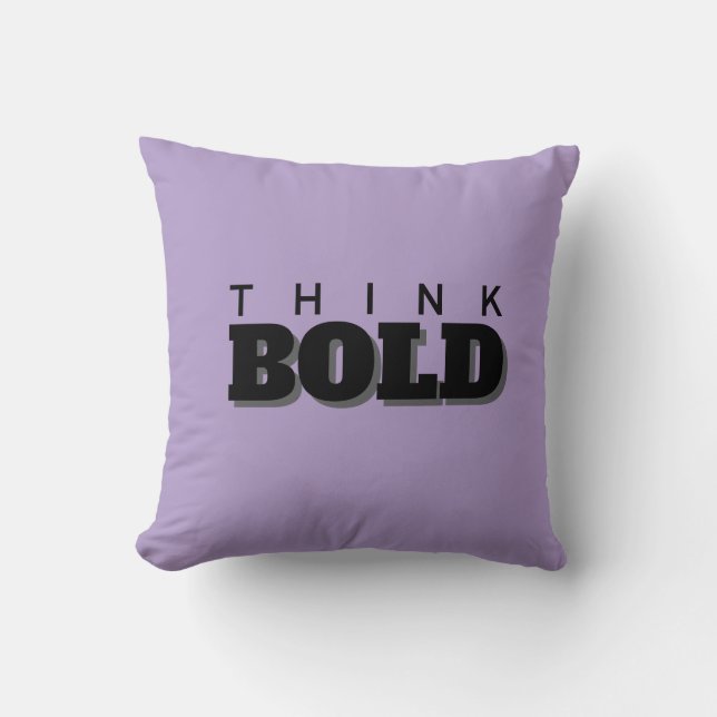 Cute Pastel Motivational Quote Throw PThrow Pillow (Front)