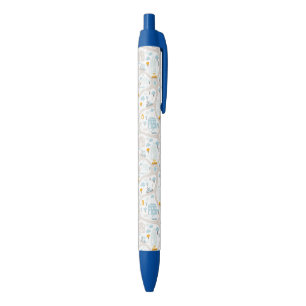 Cute Pastel Neighborhood Map Pattern Pen
