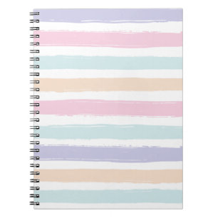 Cute Pastel Neon Colors Watercolor Gradient Fresh Notebook