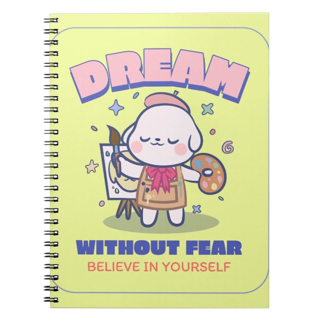 Cute Pastel Notebook (Front)