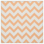 Cute pastel orange chevron pattern fabric