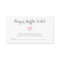 Cute Pastel Pink Heart Girl Diaper Raffle Ticket