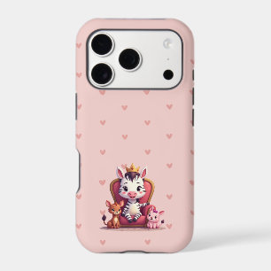 Cute Pastel Pink Hearts iPhone 17 Pro Case