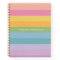 Cute Pastel Rainbow Geometric Stripes Personalized