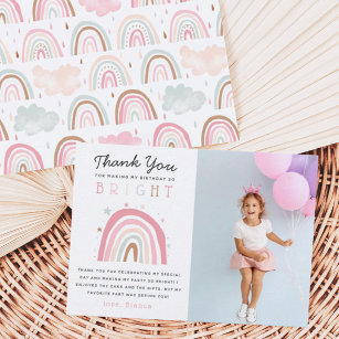 Rainbow Thank You Cards & Templates